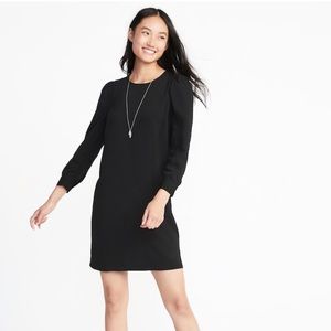 Black sleeved dress